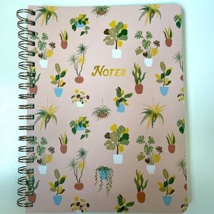 Fringe Studio Cactus Print 192 Page Spiral Journal with Inside Pockets
